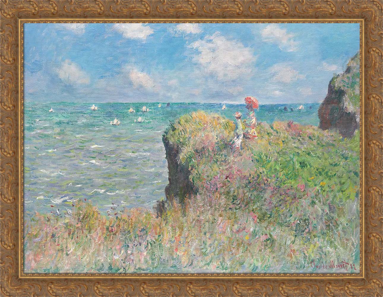 Cliff Walk at Pourville | Paper