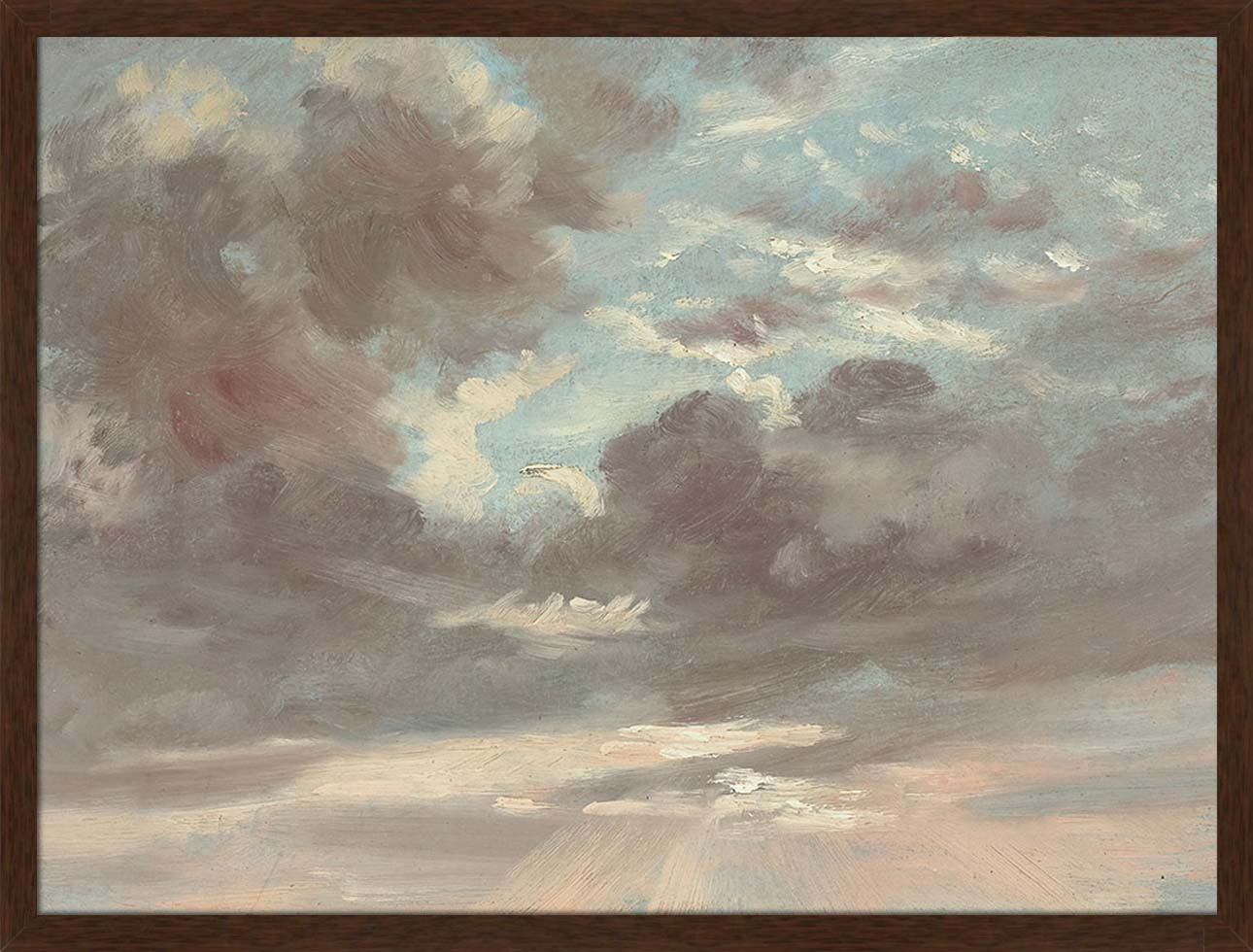 Cloud Study Stormy Sunset | Paper
