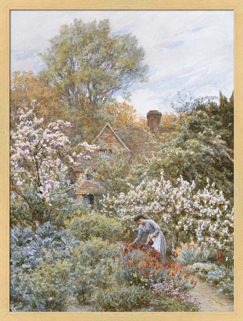 A Garden in Spring | Paper
