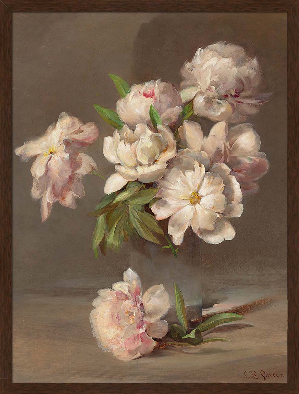 Peonies in a Vase | Paper