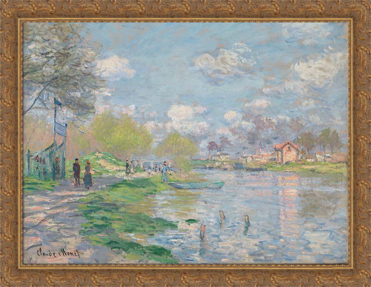 Spring by the Seine | Paper