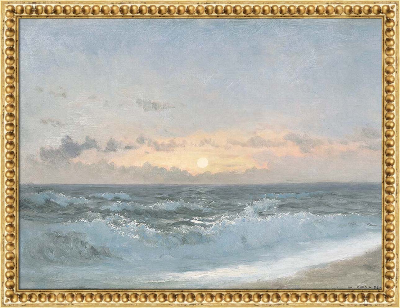 Sunset over the Sea | Paper