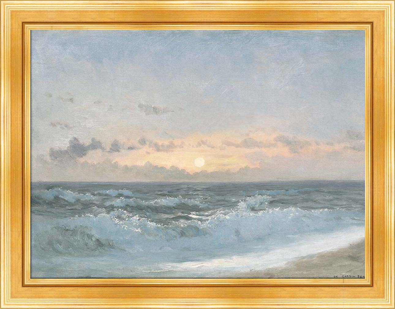 Sunset over the Sea | Paper