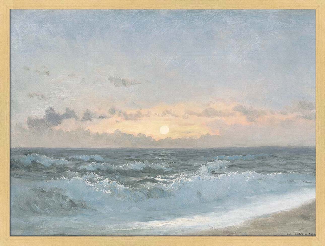 Sunset over the Sea | Paper