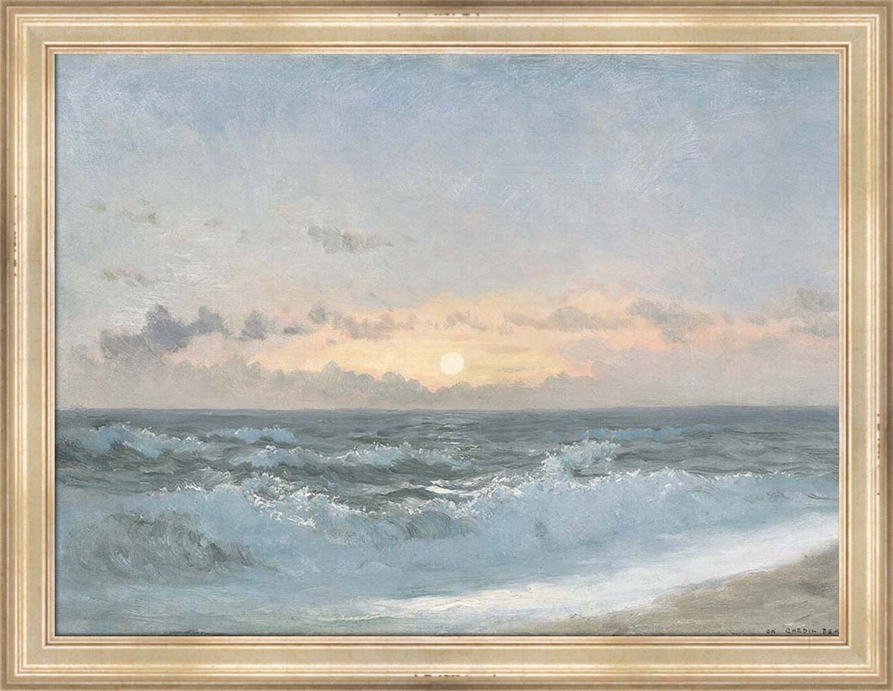 Sunset over the Sea | Paper