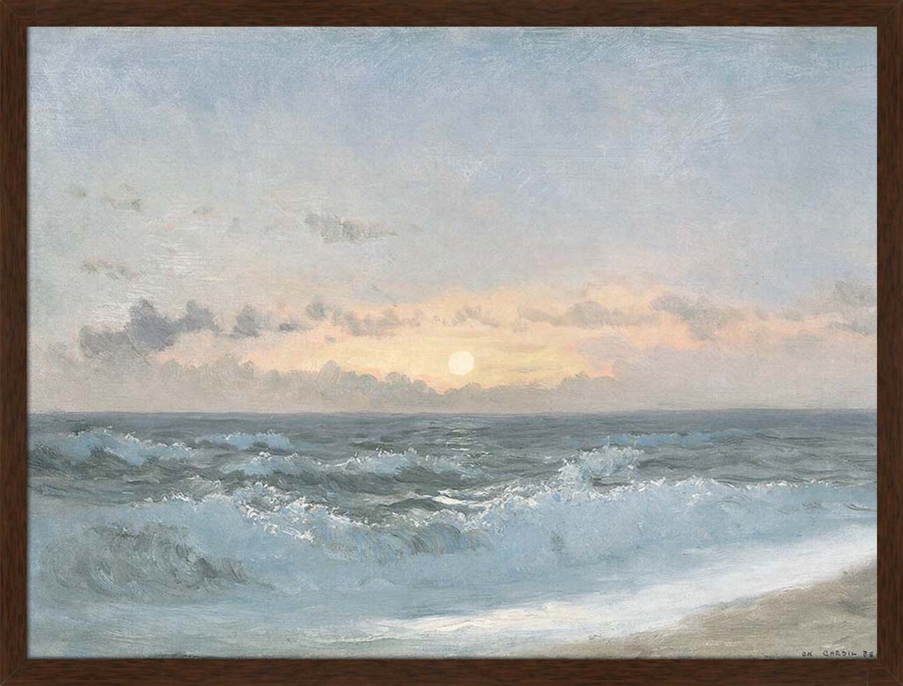 Sunset over the Sea | Paper